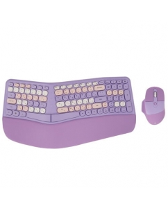 Купить Клавиатура+мышь беспроводная DEXP SMK-680M4AG фиолетовый в E-mobi