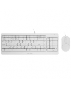 Клавиатура+мышь проводная A4Tech Fstyler F1512 белый | emobi