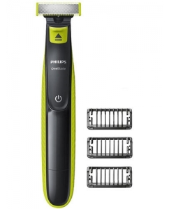 Триммер Philips QP2520/65 OneBlade черный/зеленый | emobi