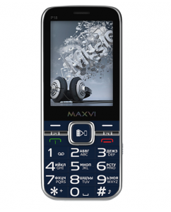 Купить Сотовый телефон Maxvi P18 синий в E-mobi