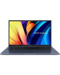 Ноутбук ASUS VivoBook 17X K1703ZA-AU171 90NB0WN2-M00750, 17.3", IPS, Intel Core i5 12500H, 12-ядерный, 16ГБ DDR4, 512ГБ SSD,  Intel Iris Xe graphics, синий  | emobi