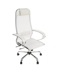 Кресло офисное Метта-4/подл.101/осн.003 белый | emobi