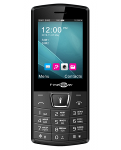 Купить Сотовый телефон FinePower SR244 черный в E-mobi