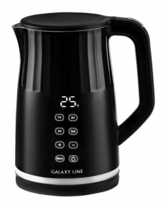 Купить Электрочайник Galaxy LINE GL0337 черный в E-mobi