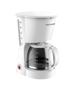 Купить Кофеварка капельная WILLMARK WCM-1350D белый в E-mobi