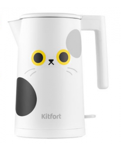 Электрочайник Kitfort КТ-6185 белый | emobi