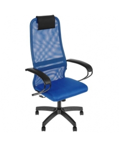 Кресло офисное Метта SU-B-8/подл.100/осн.001 синий | emobi