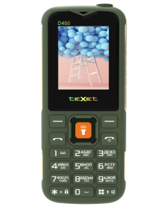 Сотовый телефон teXet TM-D400 зеленый | emobi