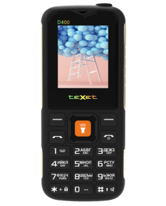 Купить Сотовый телефон teXet TM-D400 черный в E-mobi