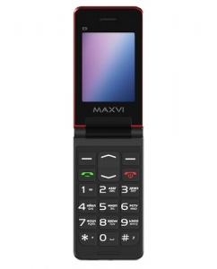 Купить Сотовый телефон Maxvi E9 красный в E-mobi