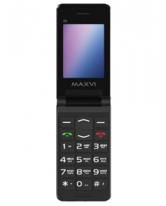 Сотовый телефон Maxvi E9 черный | emobi