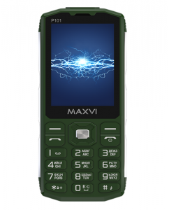 Купить Сотовый телефон Maxvi P101 зеленый в E-mobi