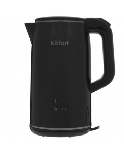 Купить Электрочайник Kitfort KT-6131 черный в E-mobi