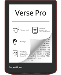 6" Электронная книга PocketBook 634 Verse Pro красный | emobi