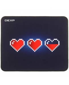 Купить Коврик DEXP OM-M Hearts черный в E-mobi