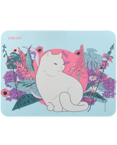 Коврик DEXP OM-L Asia Cat голубой | emobi