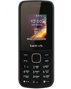 Сотовый телефон teXet TM-117 черный | emobi
