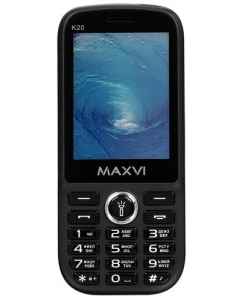 Купить Сотовый телефон Maxvi K20 черный в E-mobi
