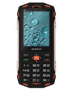 Сотовый телефон Maxvi R3 оранжевый | emobi