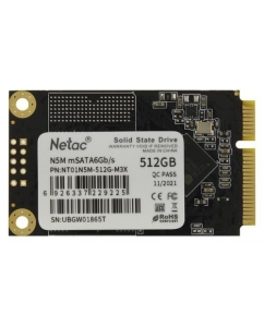 512 ГБ MSATA накопитель Netac N5M [NT01N5M-512G-M3X] | emobi