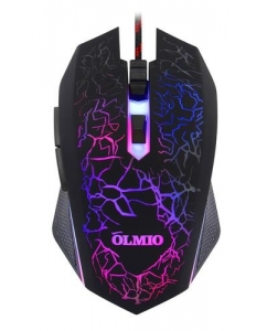 Купить Мышь проводная Olmio CM-89 черный в E-mobi
