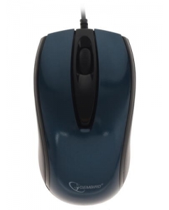 Мышь проводная Gembird MOP-405-B Silent синий | emobi