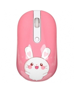 Мышь беспроводная DEXP WM-311WU Rabbit with heart розовый | emobi