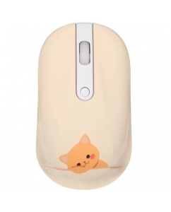 Мышь беспроводная DEXP WM-311WU Cute cat бежевый | emobi