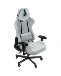 Купить Кресло игровое Zombie VIKING KNIGHT LT28 FABRIC серый в E-mobi