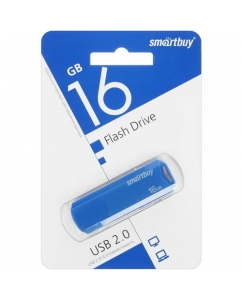 Память USB Flash 16 ГБ Smartbuy Clue [SB16GBCLU-BU] | emobi