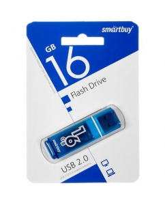 Память USB Flash 16 ГБ Smartbuy Glossy [SB16GBGS-B] | emobi