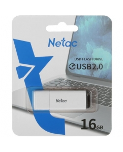 Память USB Flash 16 ГБ Netac U185 [NT03U185N-016G-20WH] | emobi