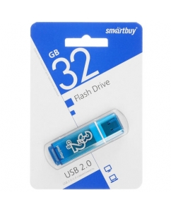 Память USB Flash 32 ГБ Smartbuy Glossy [SB32GBGS-B] | emobi