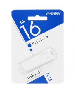 Память USB Flash 16 ГБ Smartbuy Clue [SB16GBCLU-W] | emobi