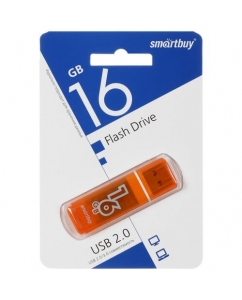 Память USB Flash 16 ГБ Smartbuy Glossy [SB16GBGS-Or] | emobi