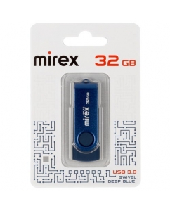 Память USB Flash 32 ГБ Mirex SWIVEL [13600-FM3BSL32] | emobi