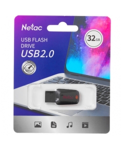 Память USB Flash 32 ГБ Netac U197 [NT03U197N-032G-20BK] | emobi
