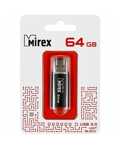 Память USB Flash 64 ГБ Mirex Unit [13600-FM3UBK64] | emobi