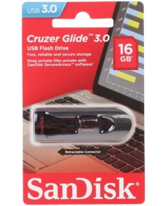 Память USB Flash 16 ГБ SanDisk Cruzer Glide [SDCZ600-016G-G35] | emobi
