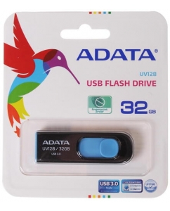 Память USB Flash 32 ГБ ADATA UV128 [AUV128-32G-RBE] | emobi