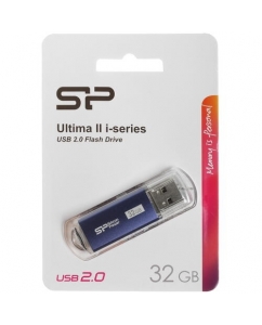 Память USB Flash 32 ГБ Silicon Power Ultima-II i-series [SP032GBUF2M01V1B] | emobi
