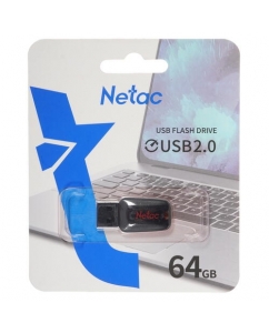 Память USB Flash 64 ГБ Netac U197 [NT03U197N-064G-20BK] | emobi