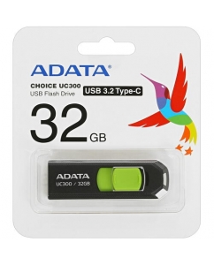 Память OTG USB Flash 32 ГБ ADATA UC300 [ACHO-UC300-32G-RBK/GN] | emobi