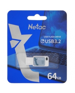 Память USB Flash 64 ГБ Netac UA31 [NT03UA31N-064G-32BL] | emobi