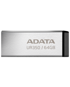 Память USB Flash 64 ГБ Adata UR350 [UR350-64G-RSR/BK] | emobi