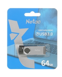 Память USB Flash 64 ГБ Netac U505 [NT03U505N-064G-30BK] | emobi