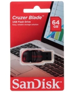 Память USB Flash 64 ГБ SanDisk Cruzer Blade [SDCZ50-064G-B35] | emobi