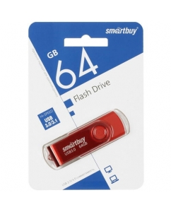 Память USB Flash 64 ГБ Smartbuy Twist [SB064GB3TWR] | emobi