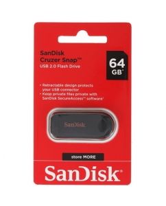 Память USB Flash 64 ГБ SanDisk Cruzer Snap [SDCZ62-064G-G35] | emobi