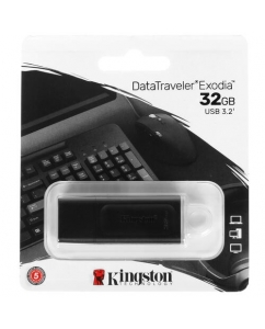 Память USB Flash 32 ГБ Kingston DataTraveler Exodia [DTX/32GB] | emobi